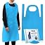Blue Disposable Aprons Flat Pack
