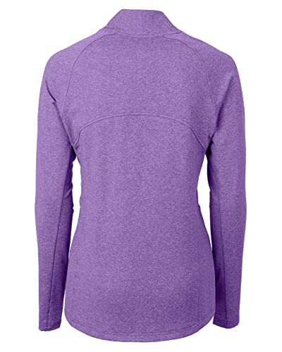 Image of Cutter & Buck Ladies Adapt Eco Knit Heather Recycled Womens Full Zip