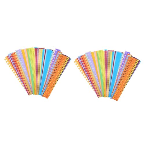 ULDIGI 2sets DIY Quilling Strips Art Flower Paper Craft Making Quilling Strips Flower Design 60pcs*2