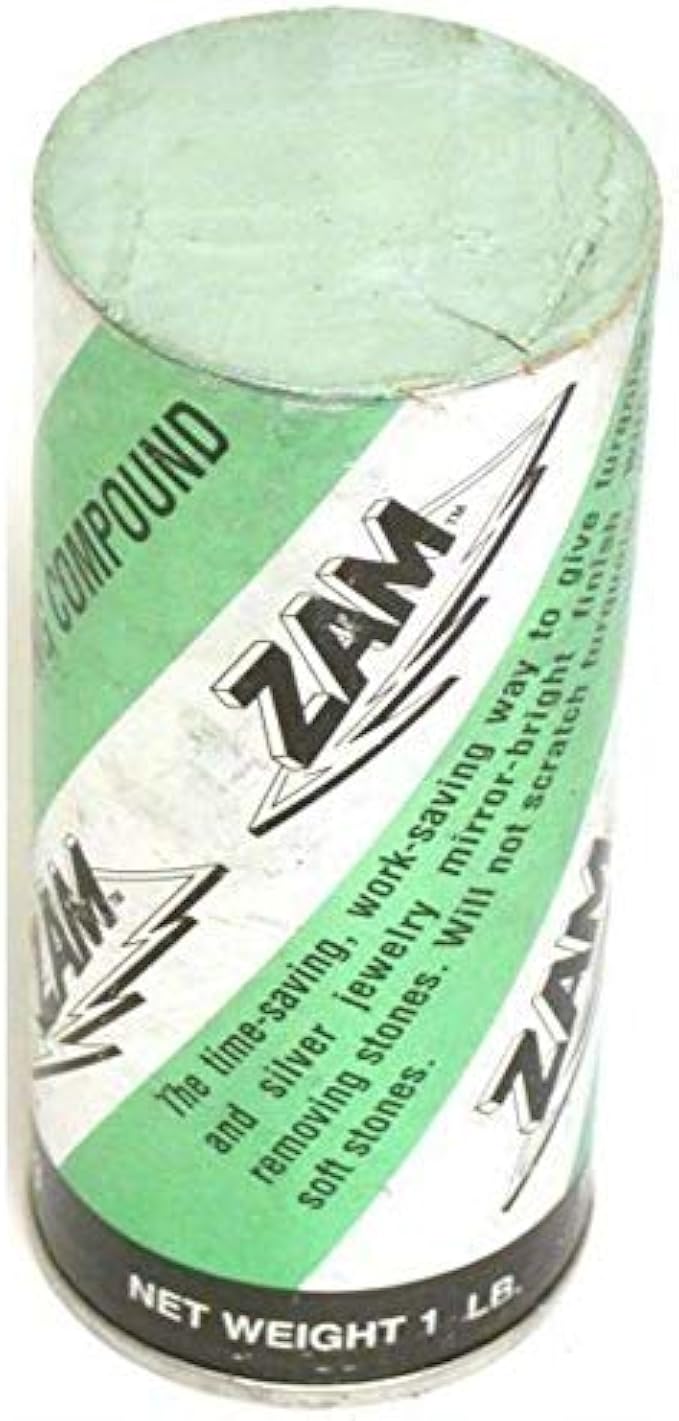 Zam Buffing Compound Silver Turquoise Polishing 1 Lb.