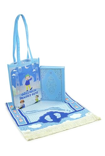 Juego de tapetes de oración para regalos islámicos infantiles 2