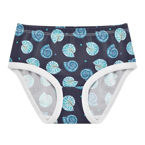 Girls' Underwear Conch Cotton Stretch Comfort Toddler Panties