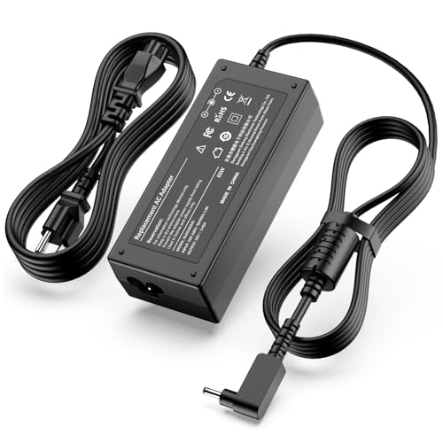 65W Charger for Acer Chromebook R11 13 15 11 14 Series; C720, C731, CB3-421, CB3-431, CB3-532, CB3-132-C4VV, CB5-311, CB5-571, C720P, N15Q9, N15Q8, N16P1, A11-065N1A Power Supply Cord