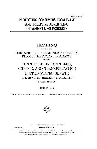 Protecting consumers from false and deceptive advertising of weight-loss products