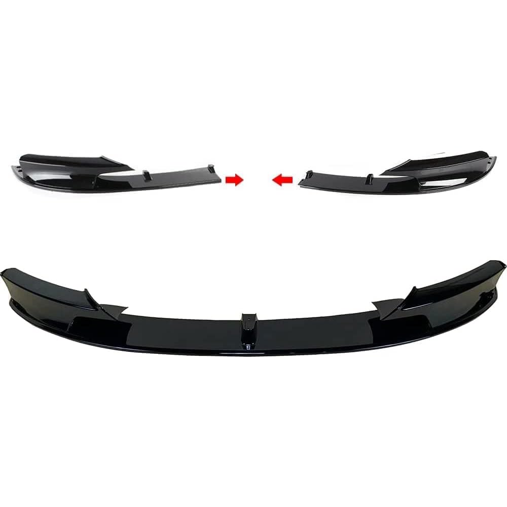 Voiture Becquets Pare-Chocs Avant pour BMW F30 F31 3 Series 2012 2013 2014-2018 M-Sport, Pare Choc Avant Lame Spoiler De Lèvre Cache Lèvre Diffuseurs Becquet Garde Kit
