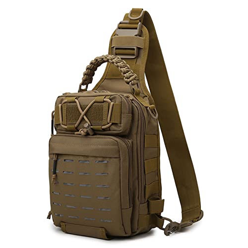 Doorslay Fishing Backpack with Rod Holder - Tackle Storage Bag, Color B, M