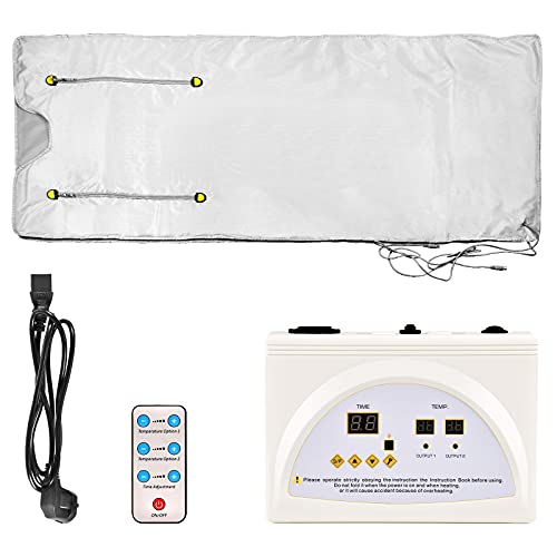 S SMAUTOP Infrarood Saunadeken Draagbare Thuissauna 2 Zone Professionele Digitale Sauna Deken Indoor Heet Zweten… - Image 8