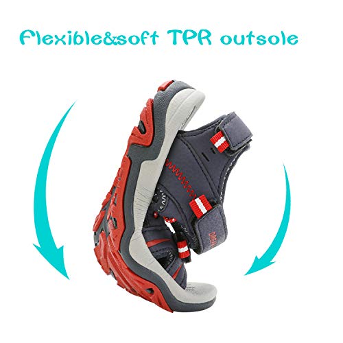 Image of DREAM PAIRS Boys Girls Sandals Kids Athletic Summer Sports Water Shoes for Toddler /Little Kid /Big Kid