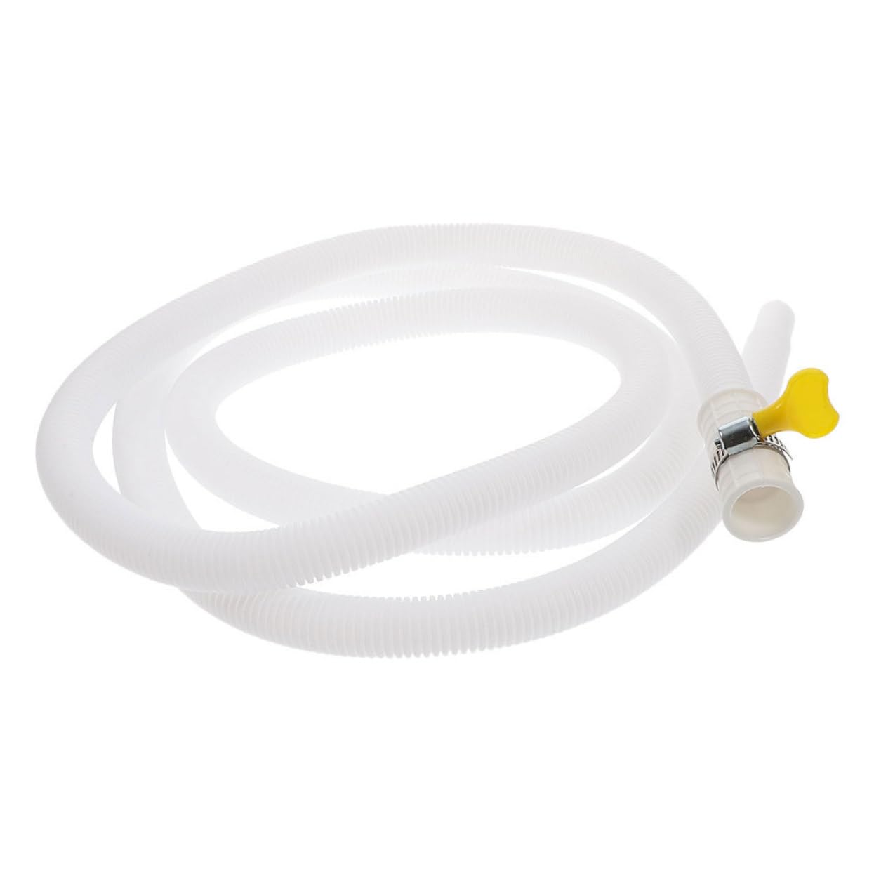 Mobestech Tubo Flessibile Bianco Condizionatore per Scarico Condensa Materiale Pe con Fascette Resistente ai Raggi Solari, Tubo Allungabile per Condizionatore Portatile