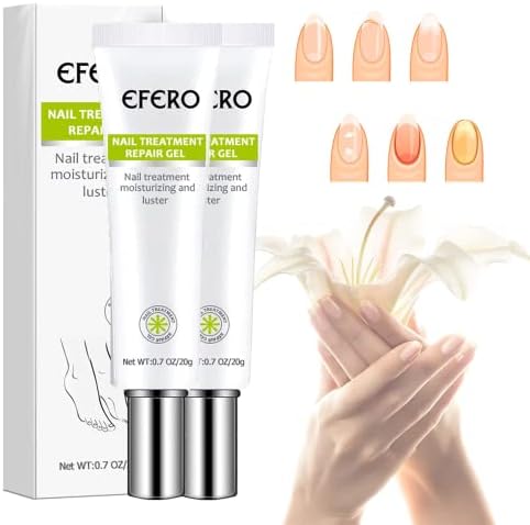 2Pcs Toe Be Health Instant Beauty Cream,Cure Damaged Foot & Toenails, Nail & Toenail Treatment Nail Repair Cream,Renews Yellow, Cracked and Split Nails