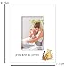 Knextion Inc Winnie the Pooh Nursery Decor Personalized Baby Picture Frame 4x6 Photo Display Vintage Print Baby Boy Girl Keepsake Gift with Custom Name