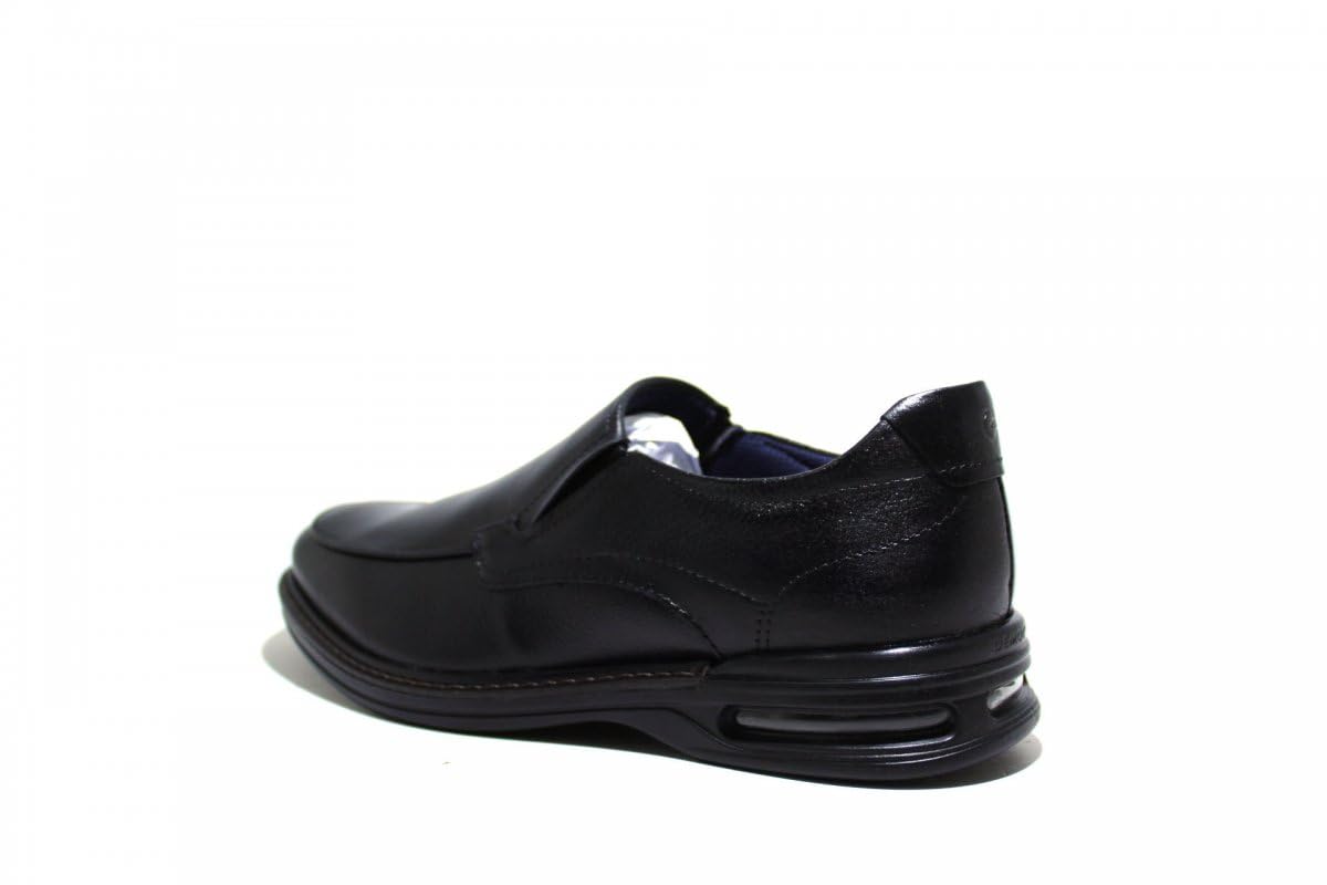 Sapato Social Masculino Democrata Air Magnum Preto Slip On Confortável Sapato Social Masculino Democrata Air Magnum Preto Slip On Confortável - Imagem 4