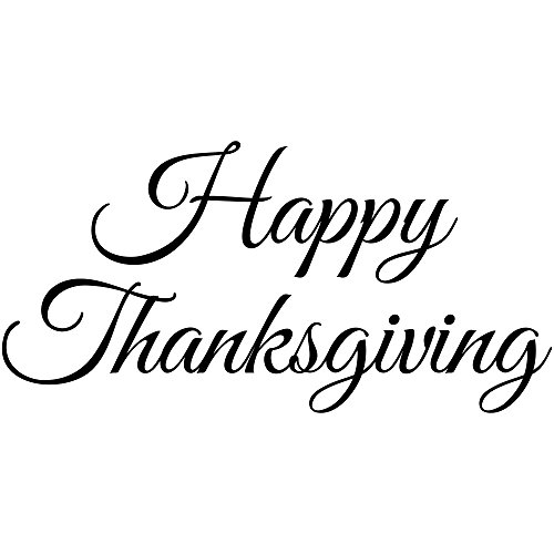 Happy Thanksgiving Craft Stamp - Collectible Scrapbooking Craft Stamp