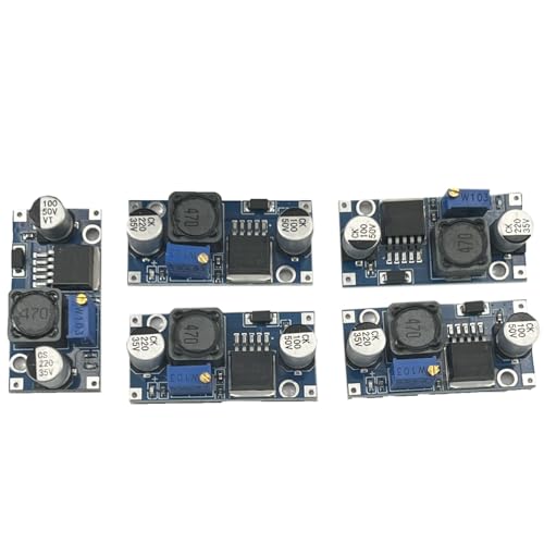 Image of 5Pack LM2596 LM2596S DC-DC Step Down Variable Volt Regulator Input 3.0-40V Output 1.5-35V Adjustable Buck Converter Electronic Voltage Stabilizer Power Supply Module
