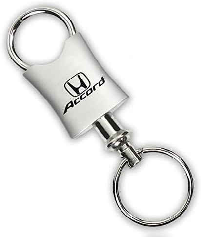 Gregs Automotive Compatible with Honda Accord Valet Pull Apart Key Chain Ring Fob with Racing Decal