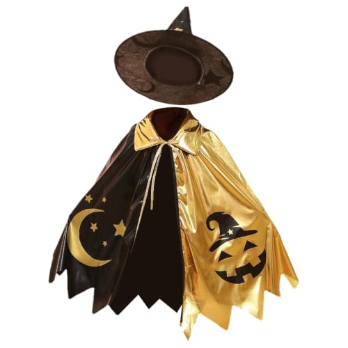 Halloween Cloaks Kids - Star Moon Cape, Kid Fancy Robe, Soft Velvet Outerwe | Props Festival Dress Up Fancy Dress Outfit Stage P