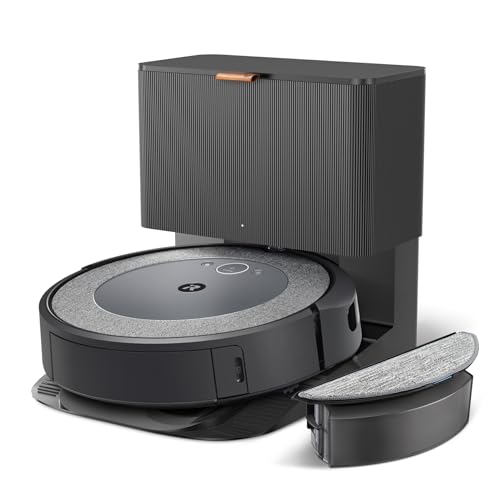 iRobot Roomba Combo i5+ (i557860) Robot Aspirador y arandela 2 en 1 con estación de autovaciado, conectada WiFi, cepillos de Goma, mapeo, memoriza, se Adapta a asistentes de Voz