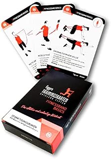 figgrs Karty treningowe w języku niemieckim  opaska fitness Basics I 50 ćwiczeń fitness w celu zwiększenia siły i stabilności wszystkich mięśni. Sport dla domu I dla mężczyzn i kobiet od do