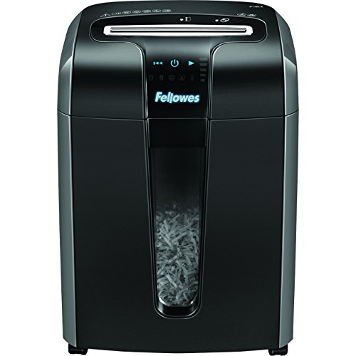 Fellowes Powershred 73Ci 4601101 Niszczarka do Papieru, Czarny/Srebrny, Do 12 Arkuszy