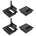 Mipcase 4pcs Desk Cable Box Desk Grommet Organize Wires Desk Wire Organizer Desk Cable Cord Organizer Desk Table Grommets Cable Hole Cover Wire Hole Cover Desktop Wire Box Decorate Nylon