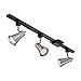 Lithonia Lighting LTKBRSD BR20 LED 27K BN M4 3-Light Lamp Shade Track Kit, 24W, 1500 Lumen, Brushed Nickel