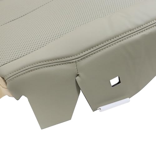 GXARTS Driver Side & Passenger Side Bottom Leather Perforated Replacement Seat Cover Tan Compatible with Subaru Outback 2010 2011 2012 2013 2014 by GXARTS - Used condition - Image 5