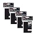 Ultra Pro 4 x protezioni per Deck (82669) – Sleeves – nero – (4 x 50 manicotti standard)