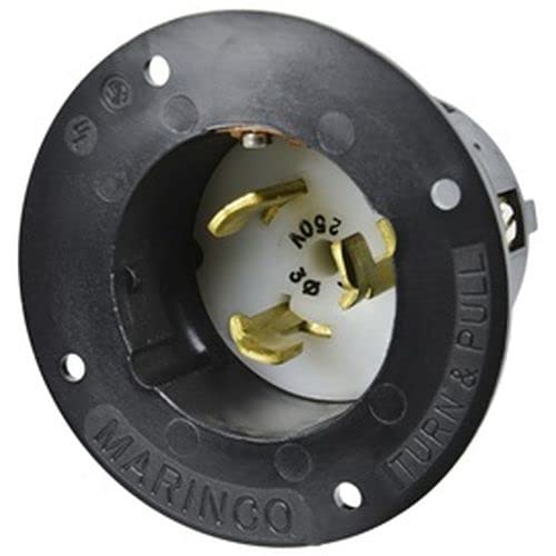 Marinco (CS8375) 50A 3 250V AC FLANGED INLET