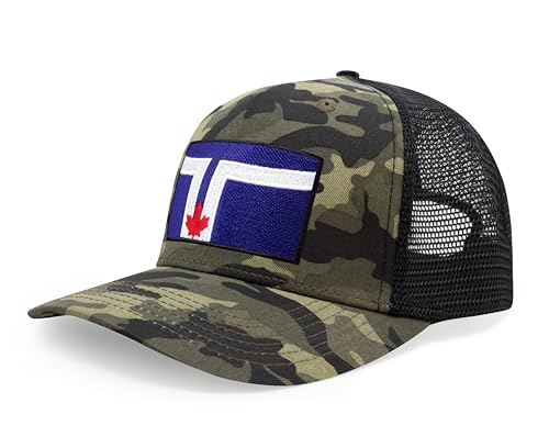 Image of International Tie City Hat for Men and Women, Adjustable Snapback Trucker Baseball Cap with Embroidered Patch