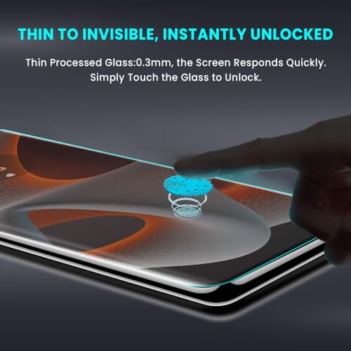 Image of ArmourPro 2 Pack Matte UV Tempered Glass for Motorola Edge 50 Pro, Motorola Edge 50 and Edge 50 Ultra 5G, Premium Curved Screen Protector with Anti-Glare Finish, Edge-to-Edge Coverage, Fingerprint Friendly and Case Friendly