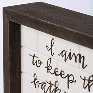 Primitives by Kathy I Aim To Keep This Bathroom Clean Your Aim Will Help Inset Box Sign
