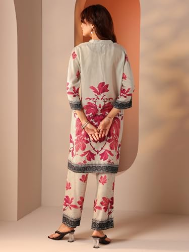 Image of Libas Printed Cotton Blend Co-ord Set