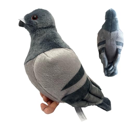 Pigeon en peluche douce jouet oiseau pour apporter confort et tendresse