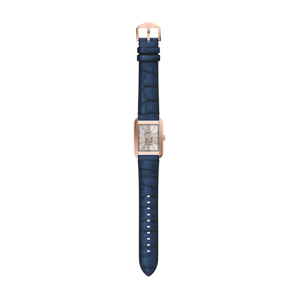 Fossil Carraway ME3274 - Reloj de Acero Inoxidable para Hombre, 30 mm, Color Oro Rosa