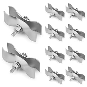 Herlld 10er Mobilzaun Verbindungsschelle Metall