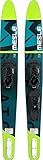 MESLE Combo Wasser-Ski Strato 170 cm mit B6.2 Boot-Bindung, Pro Combo-Ski für Jugendliche und Erwachsene, für Fortgeschrittene und ambitionierte Slalom-Ski Fahrer, Farbe:grün