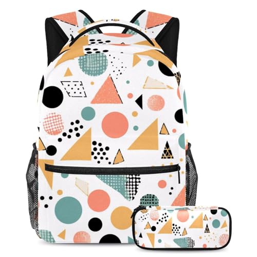 Sac de voyage tendance pour étudiants et adolescents actifs avec grande trousse de rangement