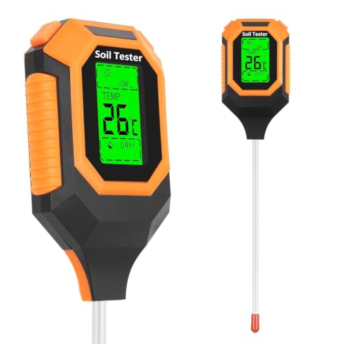 4-in-1 Soil Moisture Meter with PH & Temperature