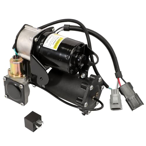 Image of Effitnee Air Suspension Compressor Pump Hitachi System LR023964 for 2005-2009 LR3 / 2010-2013 LR4 6 Pins Connector LR044360 LR015303