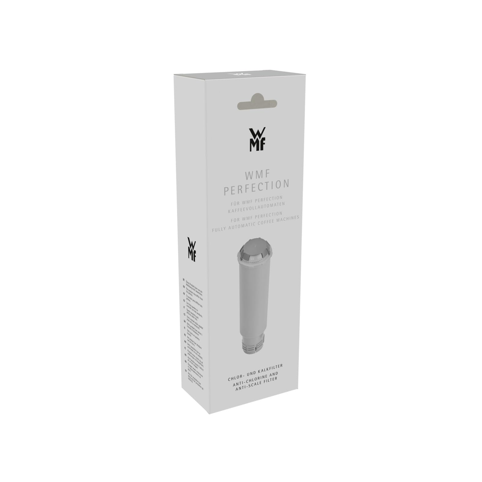 WMF Perfection Wasserfilter, Hochleistungsfiltration für kompromisslos reines Kaffeearoma und optimalen Geschmack, verlängert die Lebensdauer, reduziert Kalkablagerungen