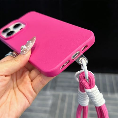 Étui de téléphone mat à dragonne antichoc pour éviter les chutes d'iPhone - 4