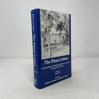 Hardcover The Piozzi Letters: Correspondence of Hester Lynch Piozzi, 1784-1821: Volume 2 1792-1798 (Piozzi Letters) Book
