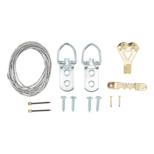 Image of National Hardware N260-400 Picture Hanging Kit, Brass