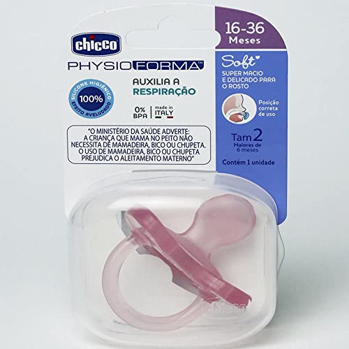 Chicco Chupeta Physio Forma Soft 16-36M Rosa Claro -