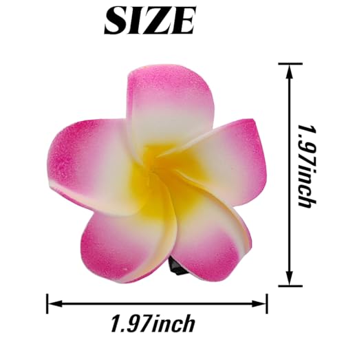 40 pinzas de cabello flor de foam ROYHOO miniatura 2