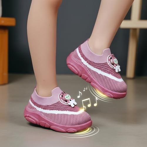 Image of 𝑭𝒐𝒐𝒕𝑺𝒕𝒂𝒕𝒊𝒐𝒏: Infant's Musical ♫♬♪Chu-Chu Sound Cartoon Shoes | Age renge 6-24 Months |