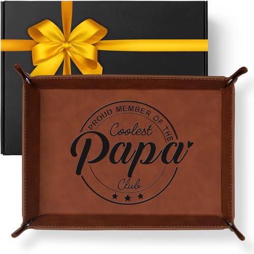 Gifts for Papa Fathers Day, Valet Tray, Fathers Day Papa Gifts, Christmas Birthday Gift, Christmas Stocking Stuffers