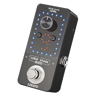 ♬LONG MEMORY: This LEKATO guitar looper creates complex, layered music with up to 9 independent tracks.And the single loop recording time is 10 minutes, total recording time up to 40 minutes, allowing you to record, overdub, and play back loops in re...