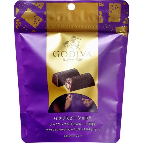 Amazon.co.jp: GODIVA(ゴディバ) クリスピーショコラダークワッフル