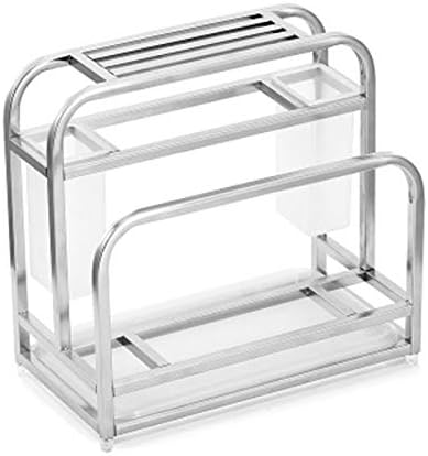 Bag Stainless Steel Holder Rack Kitchen Utensil Flatware Storage Organizer Cutting Board Peeler Scissor